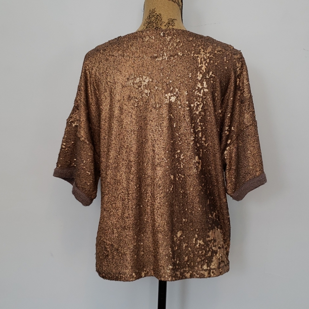 Anthropologie Deletta Sequin Top - Picture 7 of 7